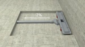 Душевой лоток Pestan Confluo Premium Line Drain   установка 2