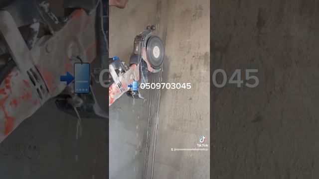 Алмазная резка бетона. Штроба под трубки кондиционера. Демонтаж любой сложности.