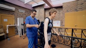 Экзоскелет | Клинические испытания в реабилитационном центре Благополучие Монино