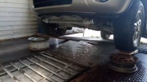 Мойка двигателя и подвески снизу на новом подёмнике!