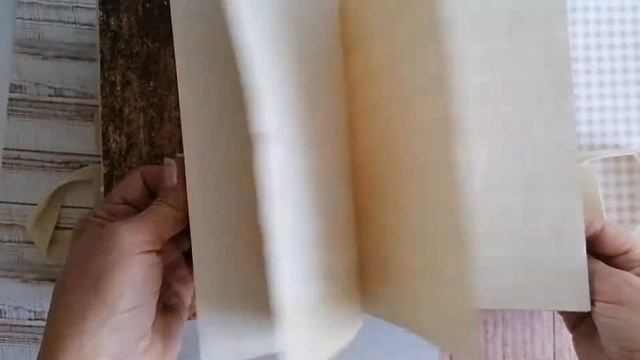 Кулинарный блокнот в стиле скрапбукинг.