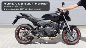 Honda CB 600F Hornet 2007 - 2013 ⚡️Dominator Exhaust Sound Compilation ? Decat vs Catalyst ? PC41
