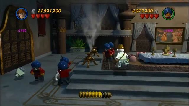 LEGO Indiana Jones 2 - Temple of Doom - Disarming Duel (Bonus Level) | WikiGameGuides смотреть онлайн