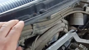 KiA Spectra КАК СНЯТЬ НАКЛАДКУ ИЗ ПЛАСТИКА ПОД ДВОРНИКАМИ
