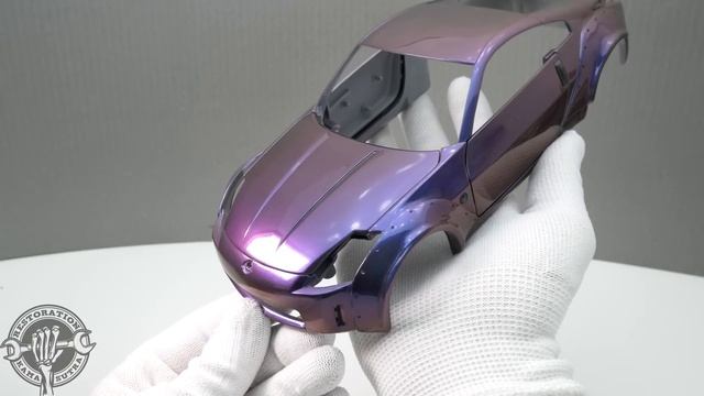 Restoration And Tuning Abandoned Nissan 350Z. Restore Model Car