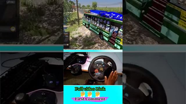 Euro Truck Simulator 2 tamil   Trichy Town bus driving   Logitech #g29 Steering Wheel   VickyGaming