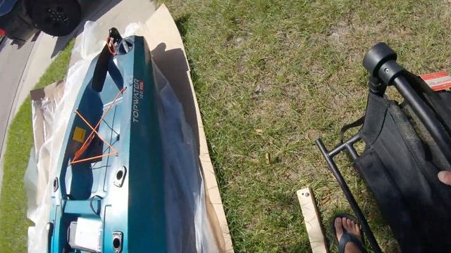 Old Town Topwater PDL Kayak Unboxing ? смотреть онлайн
