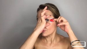 ❌ Гусиные лапки! Лифтинг Тейпирование. #тейпированиелица #гусиныелапки #морщинывокругглаз