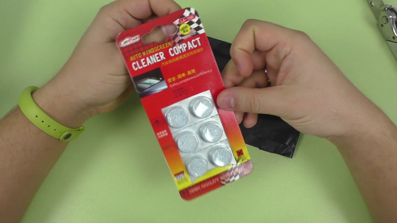 Таблетки в стеклоомыватель / стеклоочиститель автомобиля ► Посылка из Китая / AliExpress