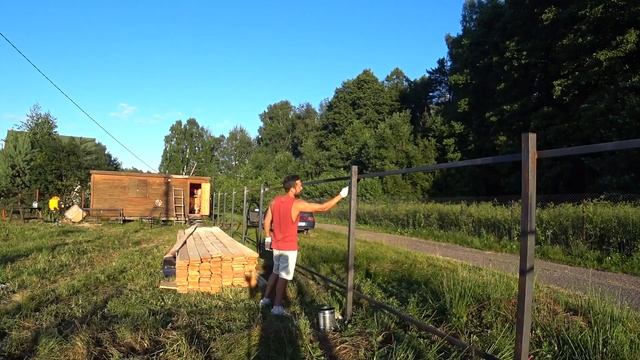 Необычный забор из дерева своими руками - ОТ И ДО смотреть онлайн