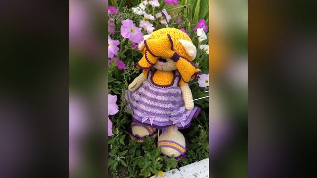 БЕСПЛАТНЫЙ мастер-класс одежда для зайки тильды. Сарафан крючком смотреть онлайн