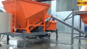 СУПЕРМОБИЛЬНЫЙ БЕТОННЫЙ ЗАВОД EUROMIX CROCUS 15/750 TRAIL | Процесс приготовления товарного бетона