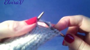 Лицевые петли за заднюю стенку