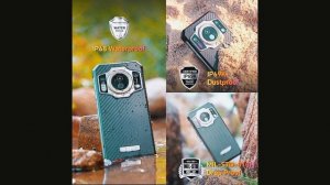 OUKITEL WP21 Ultra Rugged Camera Rugged Phone Android 12, 17GB(12+5)+256GB, 120Hz 6.78" FHD+ Screen