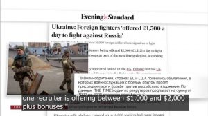 Mercenaries from the West joining the neo nazi battalions in Ukraine         English Subs