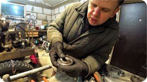 Копошусь в гараже. Приварил хаб, модернизировал привод нш-32