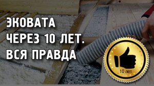 Эковата через 10 лет. Настоящая правда об эковате.