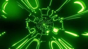 VJ LOOP NEON Green Tunnel Abstract Background Video Simple Lines Pattern 4k Screensaver