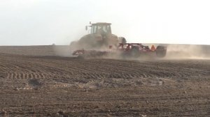 повторная обработка трактором  МТЗ 3522 Беларус