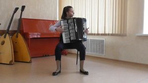 Лапина Полина аккордеон баян 12 14 И С Бах Прелюдия и фуга C dur из цикла 8 маленьких органных прел