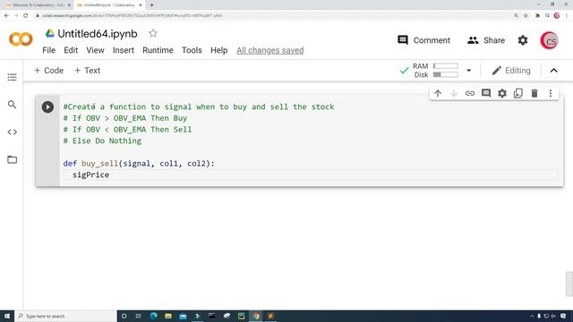 On-Balance-Volume (OBV) Stock Trading Strategy Using Python смотреть онлайн