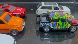 Diecast Cars sliding into the water | sink car wash | 4K Video