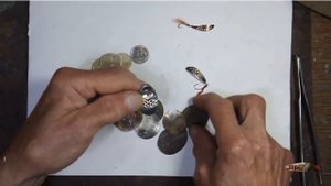 Цветной металл для изготовления блесен.