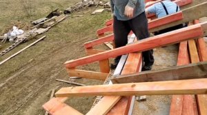Вальмовая КРЫША  стропильная система,кровля,подшивы.видео урок