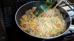 ЖАРЕНЫЙ РИС С ОВОЩАМИ ПО КИТАЙСКИ / FRIED RICE WITH VEGETABLES