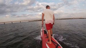 Electric sup 3,6Kwt Электрический сап или сап с мотором . Просто катаюсь.
