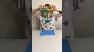 Игра красок. Фокус с красками. Шутка-минутка😜