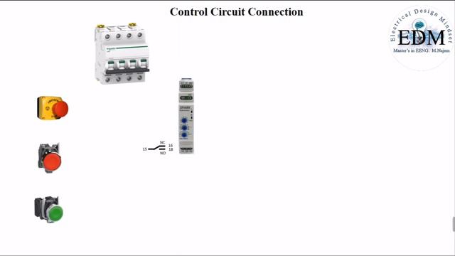 how to run three phase motor with star-delta connection, automatically switched by timer