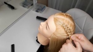 Французская коса наоборот