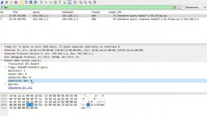 WireShark. Захват и анализ трафика DNS (WireShark. Capture and analise DNS traffic)