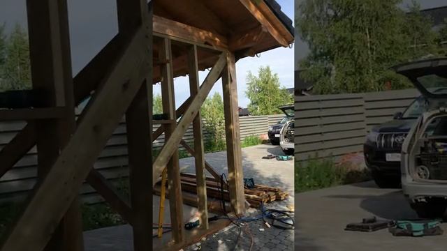 Навес, стены, каркас часть 2 смотреть онлайн