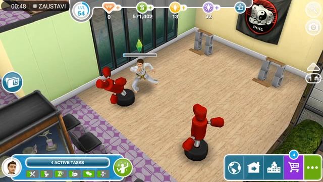 Sims Freeplay - Karate practice смотреть онлайн