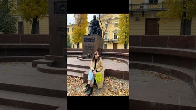 Памятник, посвящённый М.Ю. Лермонтову в Санкт-Петербурге смотреть онлайн