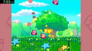 How fast can you touch grass/water/fire in Kirby games?