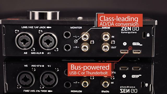Zen Go Synergy Core audio interface from Antelope Audio - audio test