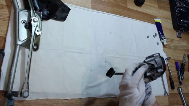 Разборка мото-редуктора 1117-5205015-01 смотреть онлайн