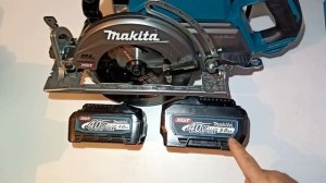 Makita RS001GZ пила с задней ручкой аккумуляторная диск 190мм.Внешний вид и болтовня ТЕСТА ТУТ НЕТ.