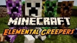 Minecraft: Elemental Creepers Mod(Download Link)