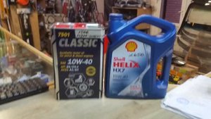 Mannol 7501 Classic 10W-40 против Shell Helix HX7 10W-40
