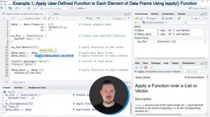 Apply Function to Each Cell of Data Frame in R (2 Examples) | All Elements | BaseR vs. dplyr Packag