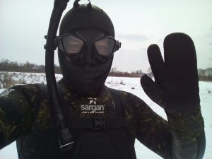 Подводная охота. МАСКА ДЛЯ ЗАЩИТЫ ЛИЦА ПОДВОДНОГО ОХОТНИКА.mp4