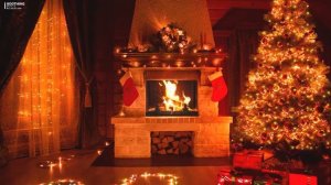 Instrumental Christmas Music with Crackling Fireplace ? Relaxing Fireplace Ambience | Piano & Guita