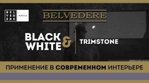 🔴 BLACK & WHITE | Trimstone. Применение в современном интерьере.