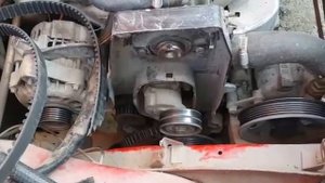 как самому заменить ремень ГРМ в дороге.Опель Вектра а 1.6