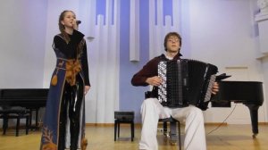 «Валенки» в джазовой аранжировке.          Ксения Монахова и Степан Пузиков