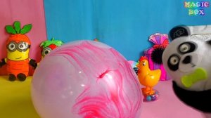 Челлендж антистрессы и слаймы за загадки для панды